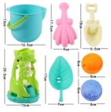 K2016-1 Children's Beach Buggy Toy Set, Baby Beach Hourglass, Beachcombing Sand Pit shovel, Sand-playing Tool bucket Application Scenario
