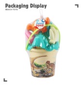 Children's Beach N 9886-2 ATV Toy Set, Baby Beach Hourglass, Beachcombing, Sandpit shovel, Sandplay tool bucket details Picture