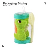 K706-1 Children's Beach Buggy Toy Set, Baby Beach Hourglass, Beachcombing Sand Pit shovel, Sand-playing Tool bucket Specification image