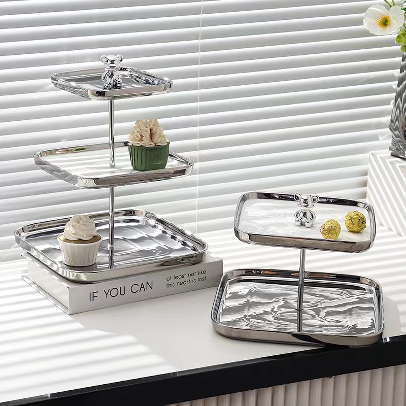 String plates, ceramic plates, fruit plates, creative light luxury decorative items, home and daily necessities, Internet celebrities details Picture