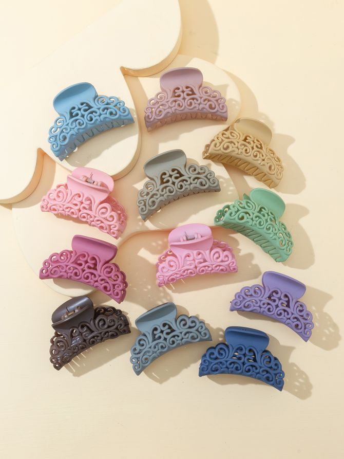 Haishen Accessories, a popular and trendy bestseller, is a classic and fashionable hair clip for women. It comes in a Korean version with a hook flower color Specification image