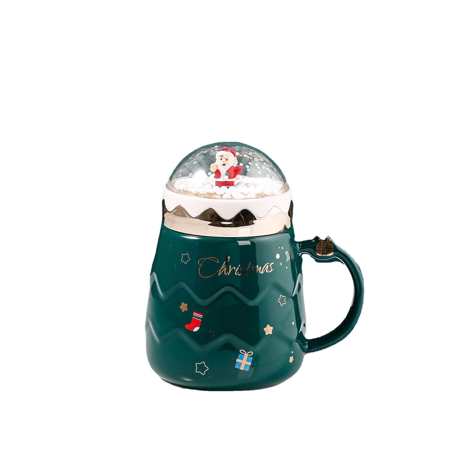 Christmas gift ceramic mugs, large-capacity Christmas cups, daily necessities wholesale, Christmas gifts, drinking cups, Medley 030 Item Picture