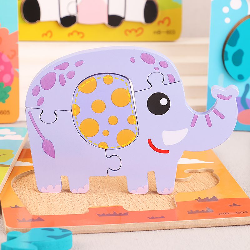 Three-dimensional card jigsaw puzzle detail image 3