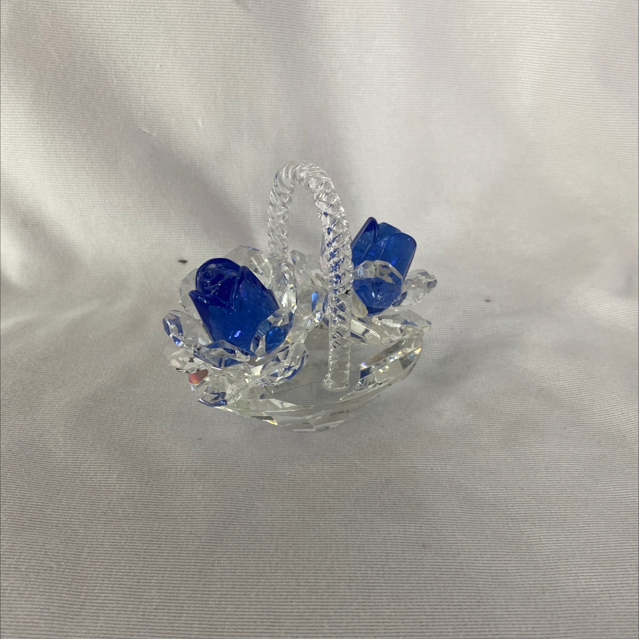 Crystal ornament, Bixing Crystal Glass Flower basket AA522510, single package details Picture