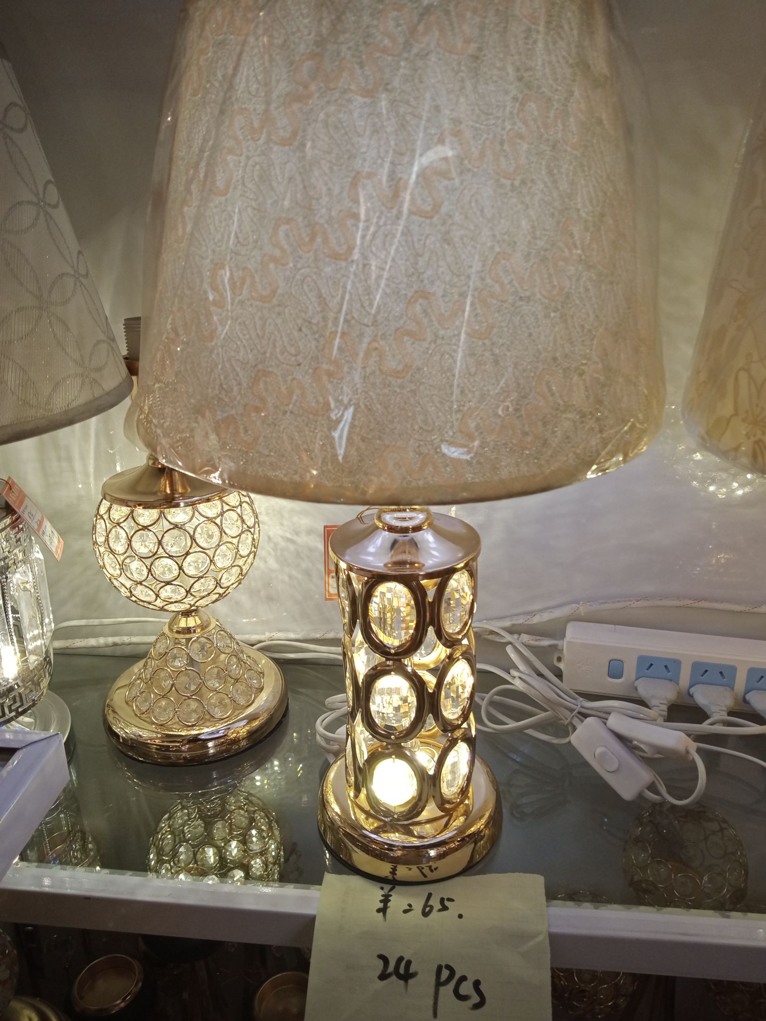 Crystal table lamp ornament Lampshade, No. D3-7880.7861, 2nd Street, Phase I of International Trade City, zt52 details Picture
