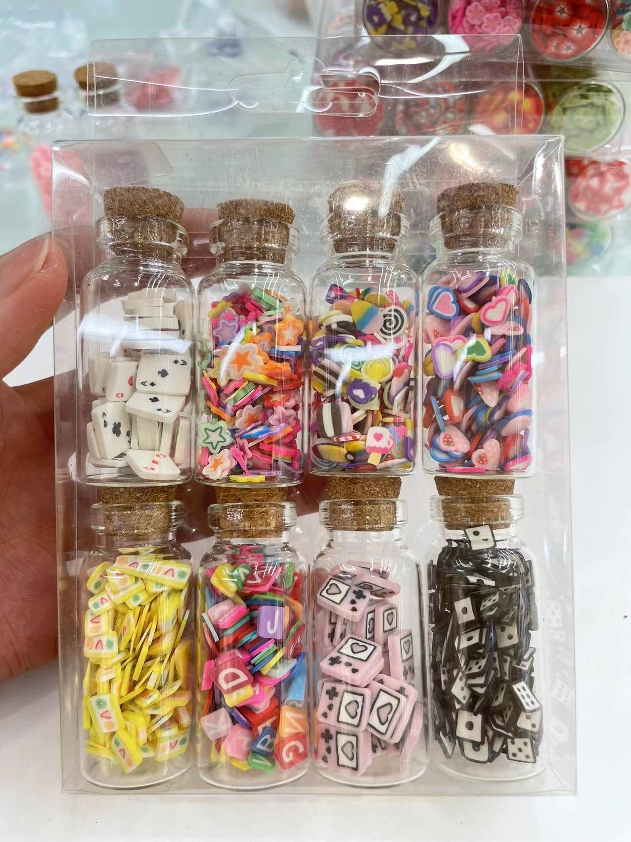 Jungle Elephant, DIY soft clay pieces, fruit pieces, nail art accessories, educational toys, accessories materials, mixed colors 1 Specification image