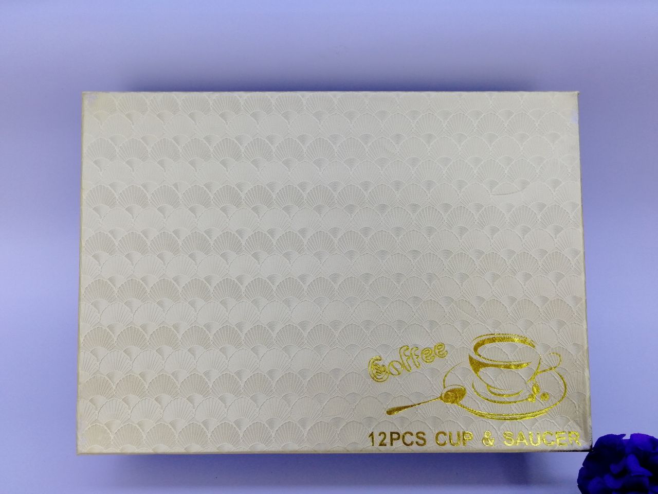 Limei Ceramic Coffee Cup, round six-cup plate set, new gift box packaging, imitation gold handle 0001 Application Scenario