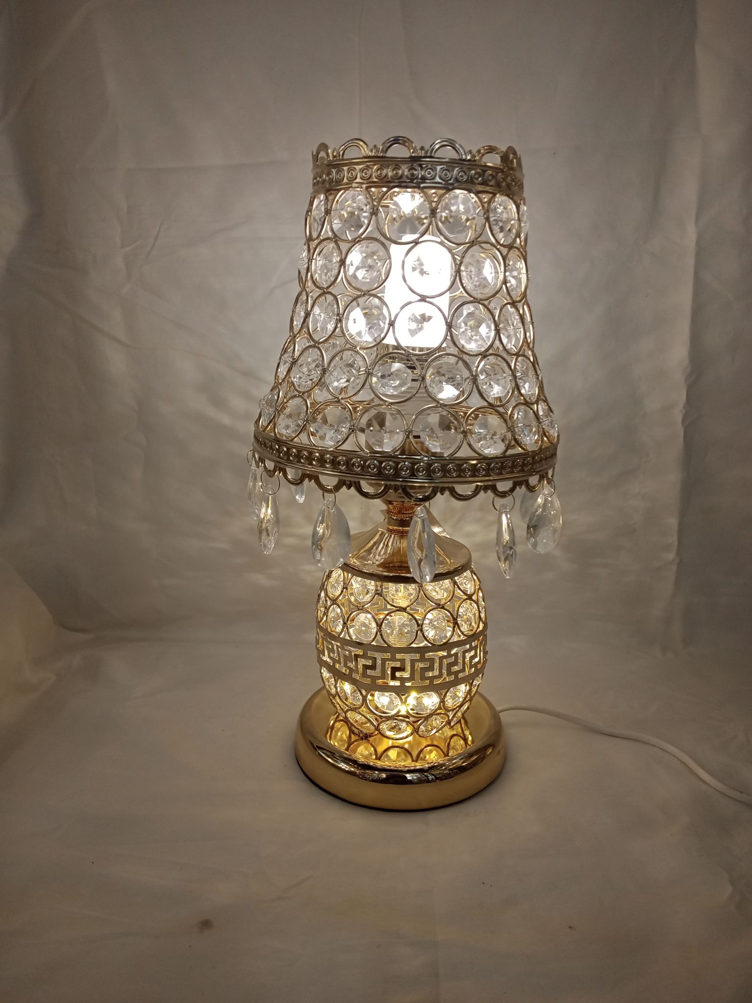 Crystal table lamp, decorative lampshade, zt36, D3-7880.7861, 2nd Street, Phase I of International Trade City Application Scenario