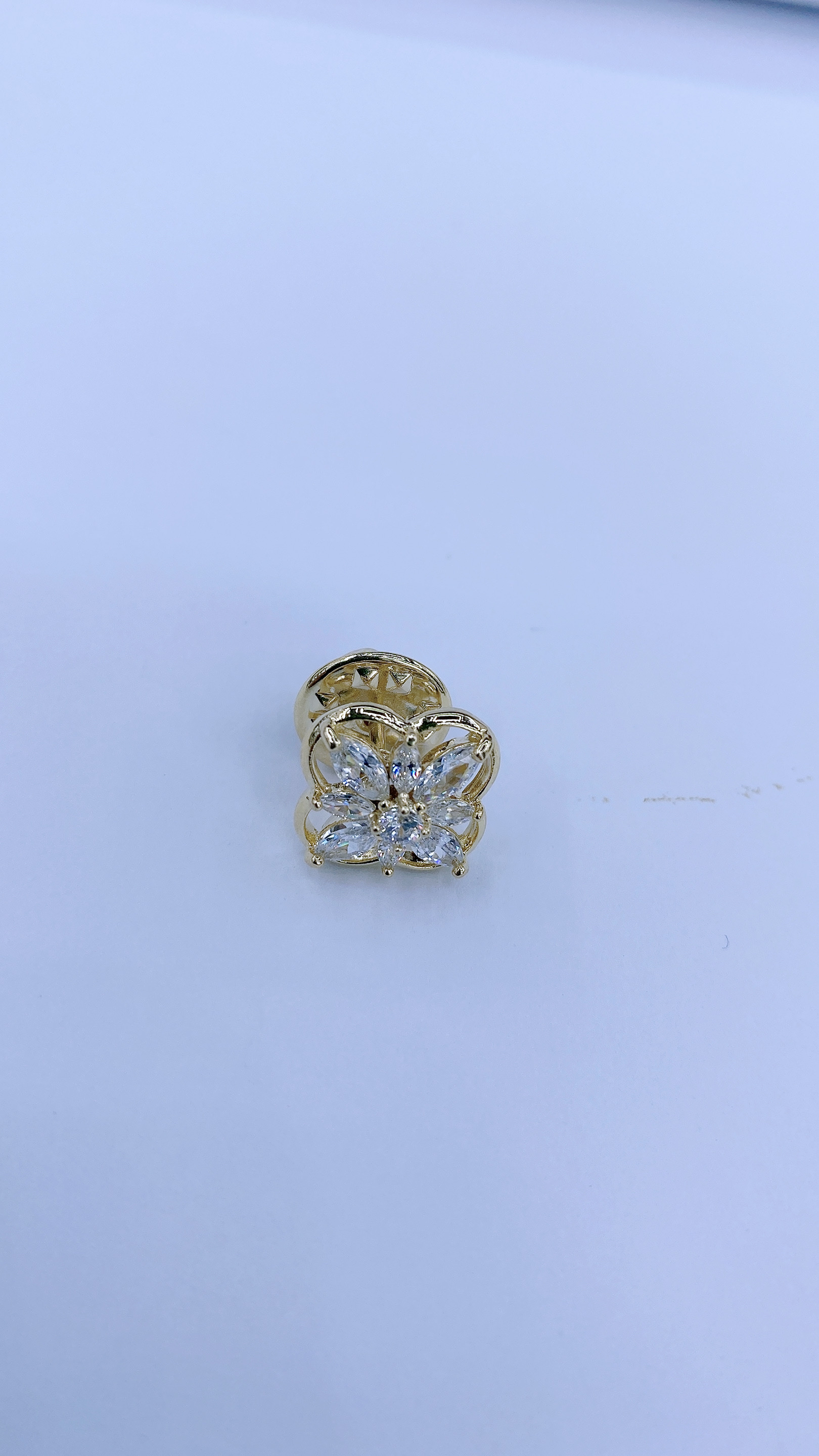 胸针/欧美风/四叶花细节图