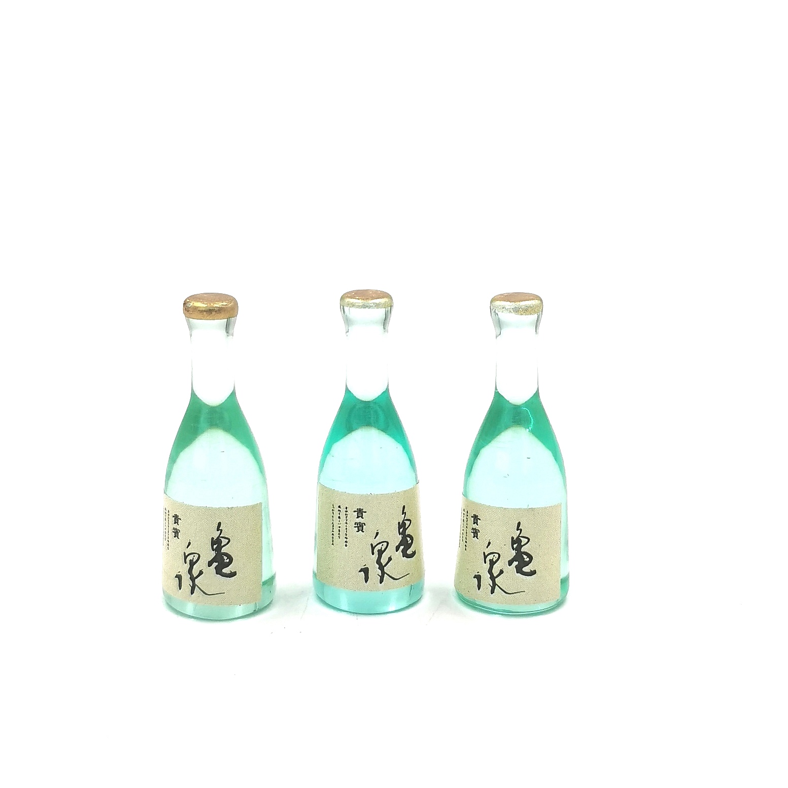 Resin accessories, mobile phone cases, refrigerator patch materials, DIY handmade small bottles, wine bottles, simulation toys, jewelry accessories, beverage bottles, food and play ornaments, mixed bottles, wholesale Japanese sake, Kamezumi sake, one pack of 500 pieces detail image 4