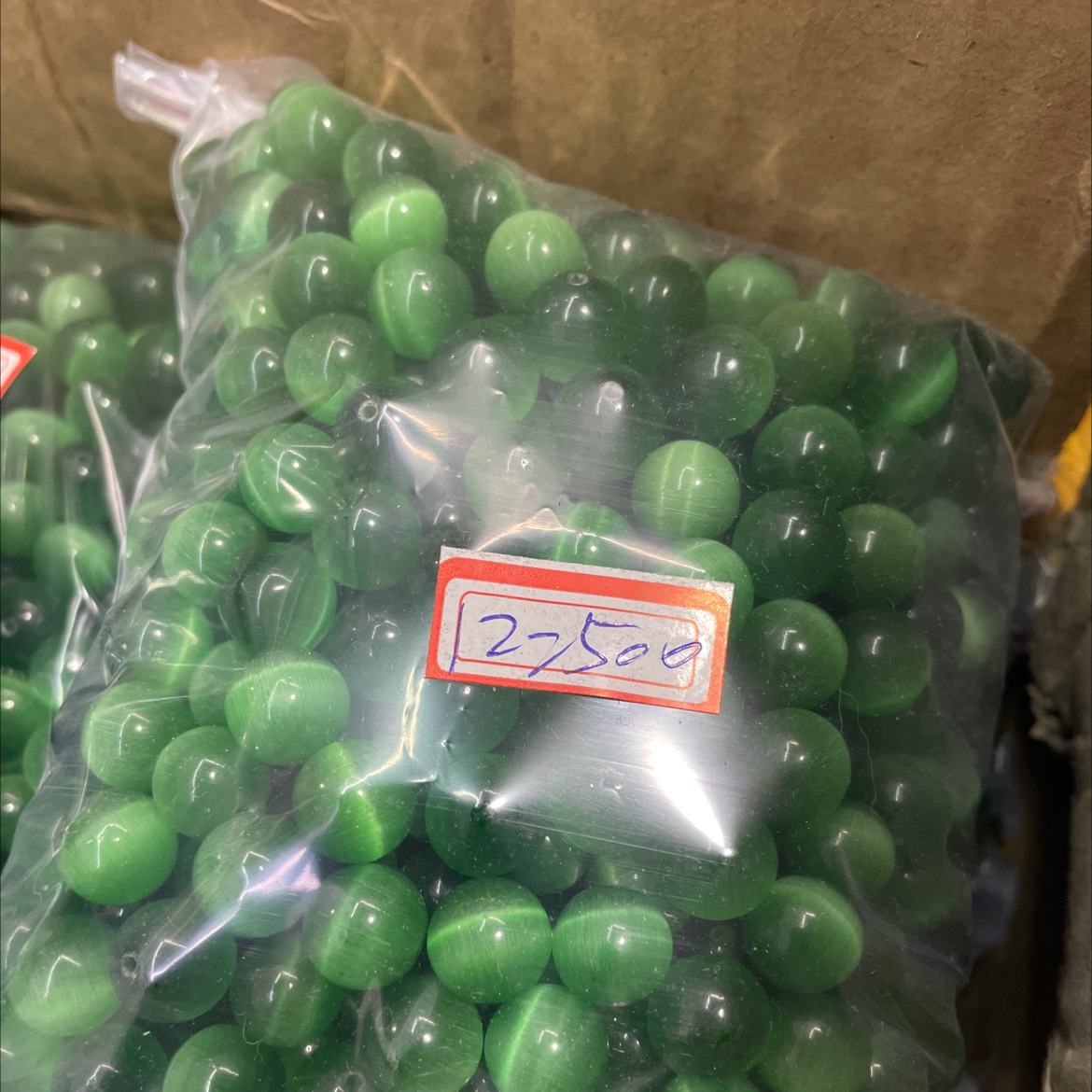 祖母绿12mm单孔猫眼石耳坠配饰星星珠宝猫眼石厂家直销批发厂家货源充足可定制