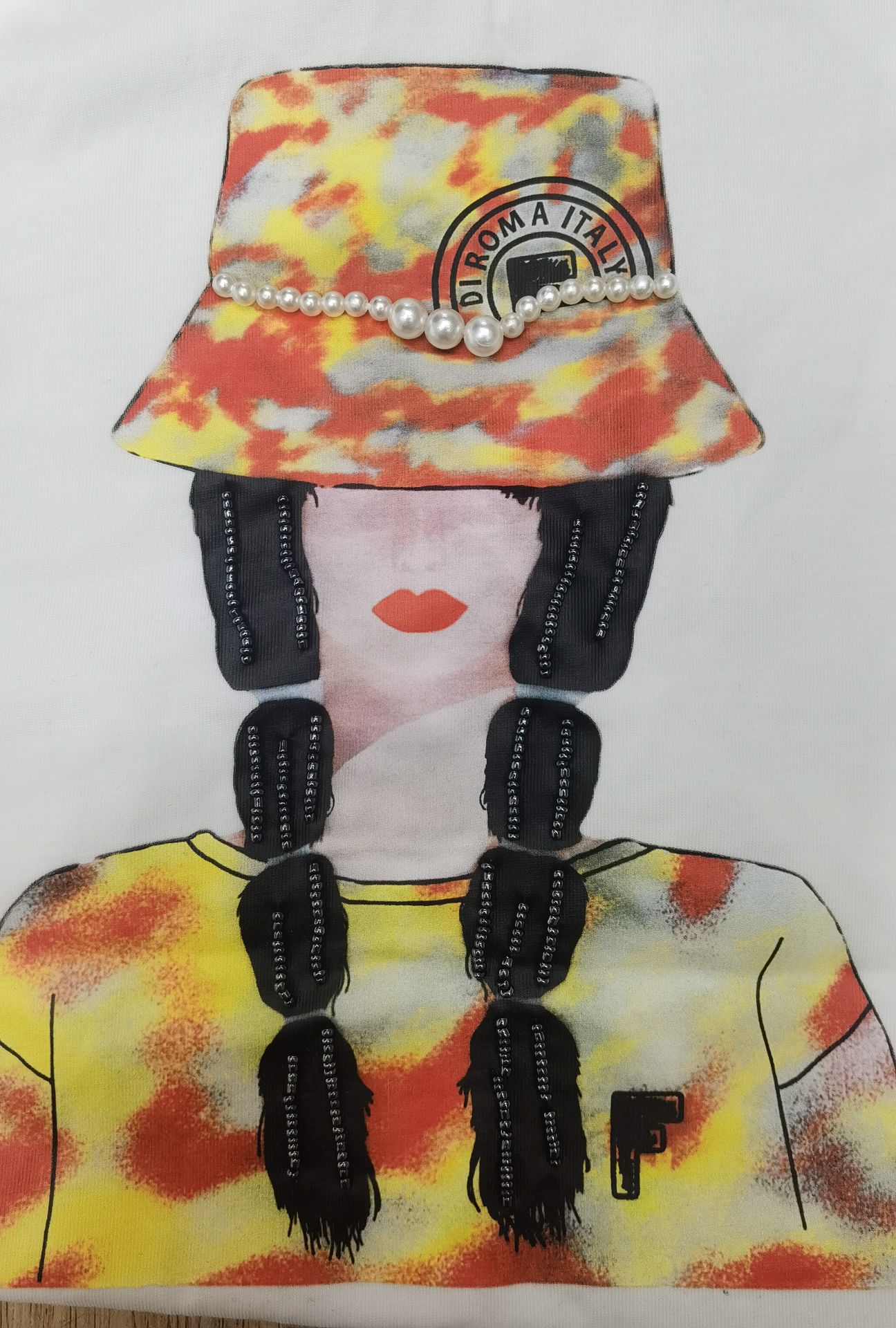 国潮时尚气质手缝玻璃珠子管子服装辅料DIY珍珠大气美人图潮霞 18