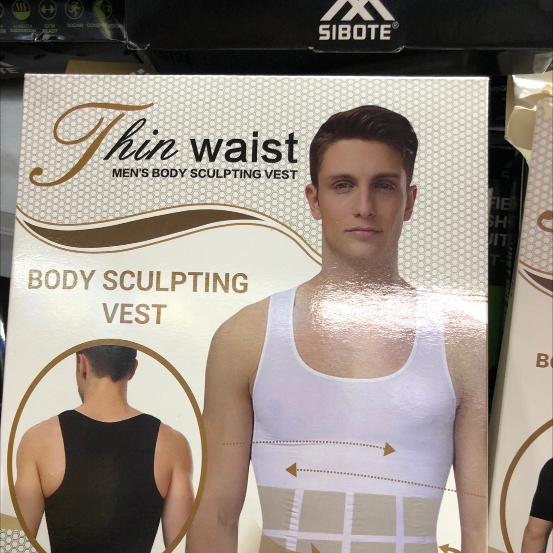 男士背心实物图