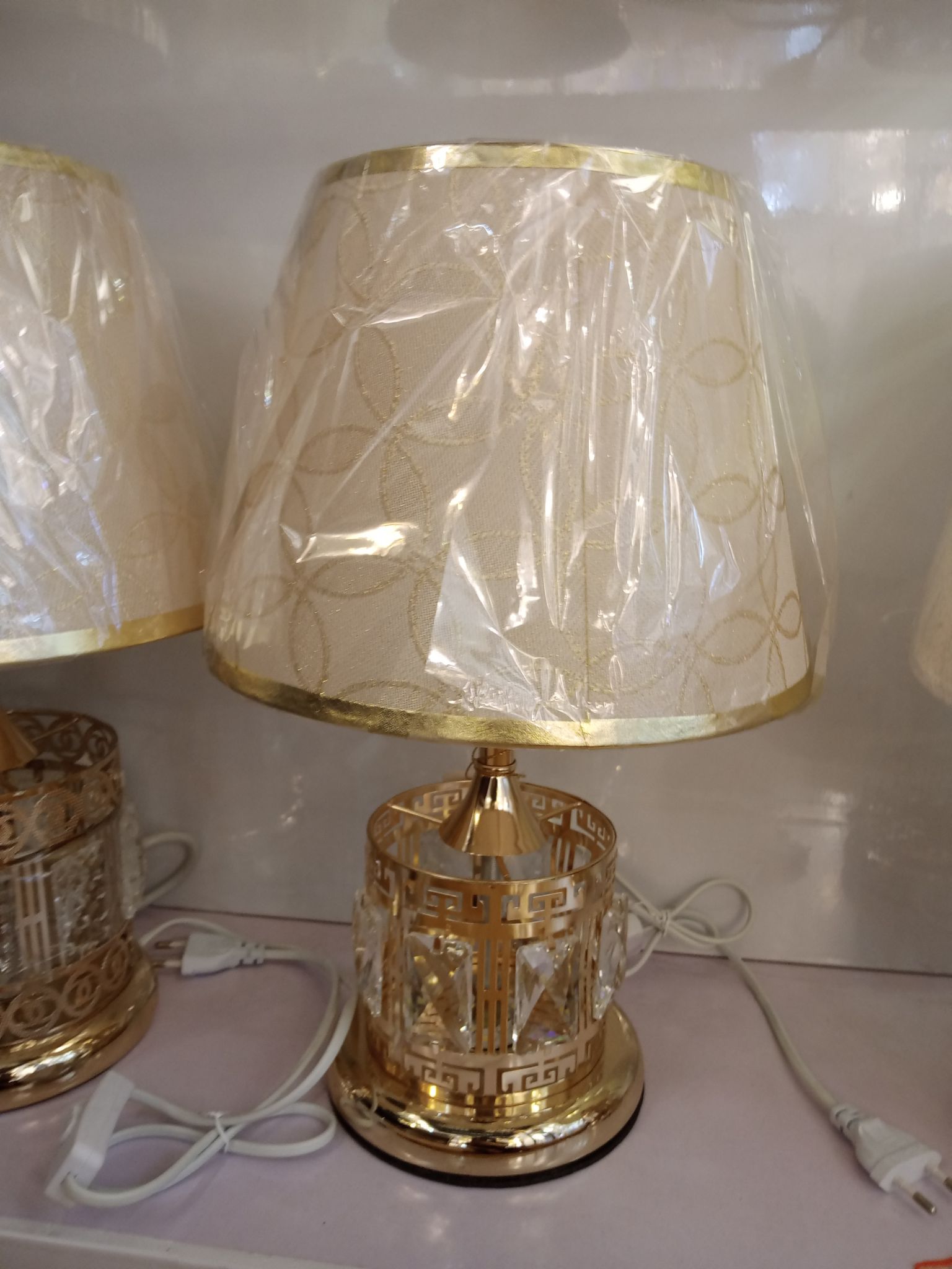 Crystal table lamp, decorative lampshade, zt60, D3-7880.7861, 2nd Street, Phase I of International Trade City Specification image