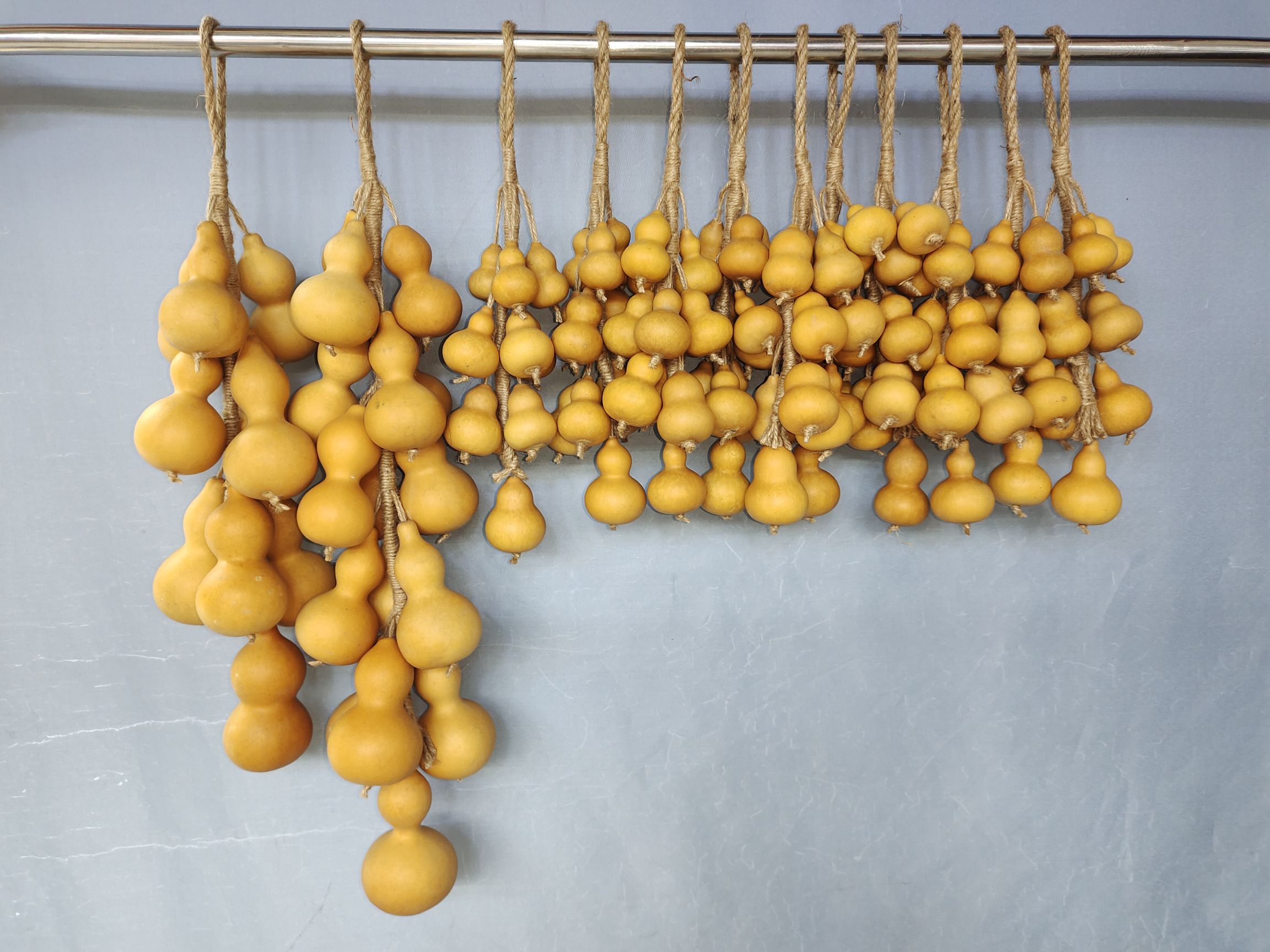 Natural gourd skewers are smooth and auspicious details Picture