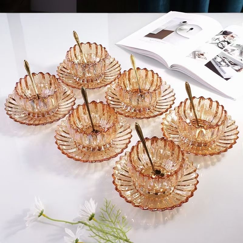 碗碟套装/琥珀色产品图