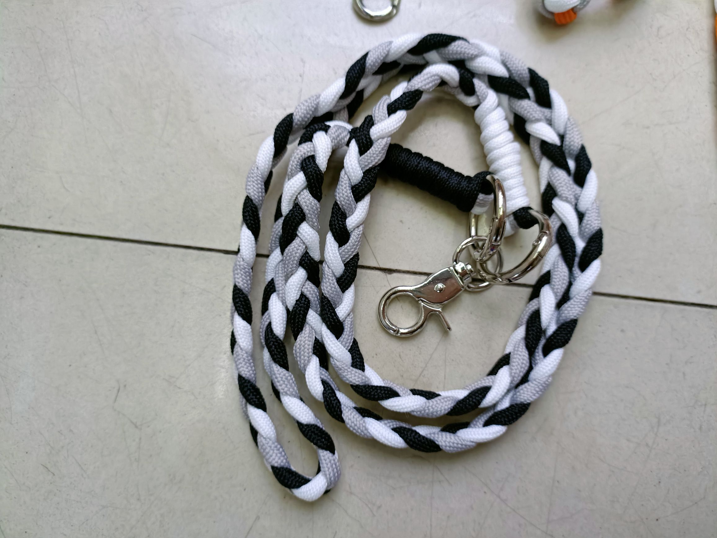 三色编织挂绳 手机挂绳+垫片详情图6