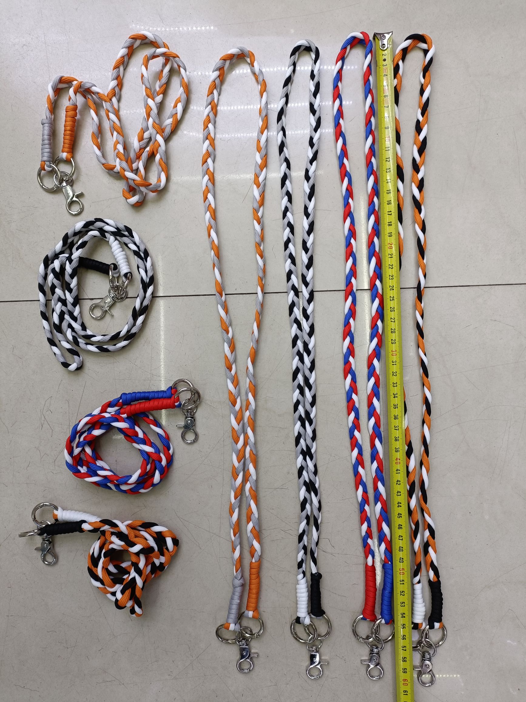 三色编织挂绳 手机挂绳+垫片详情图2