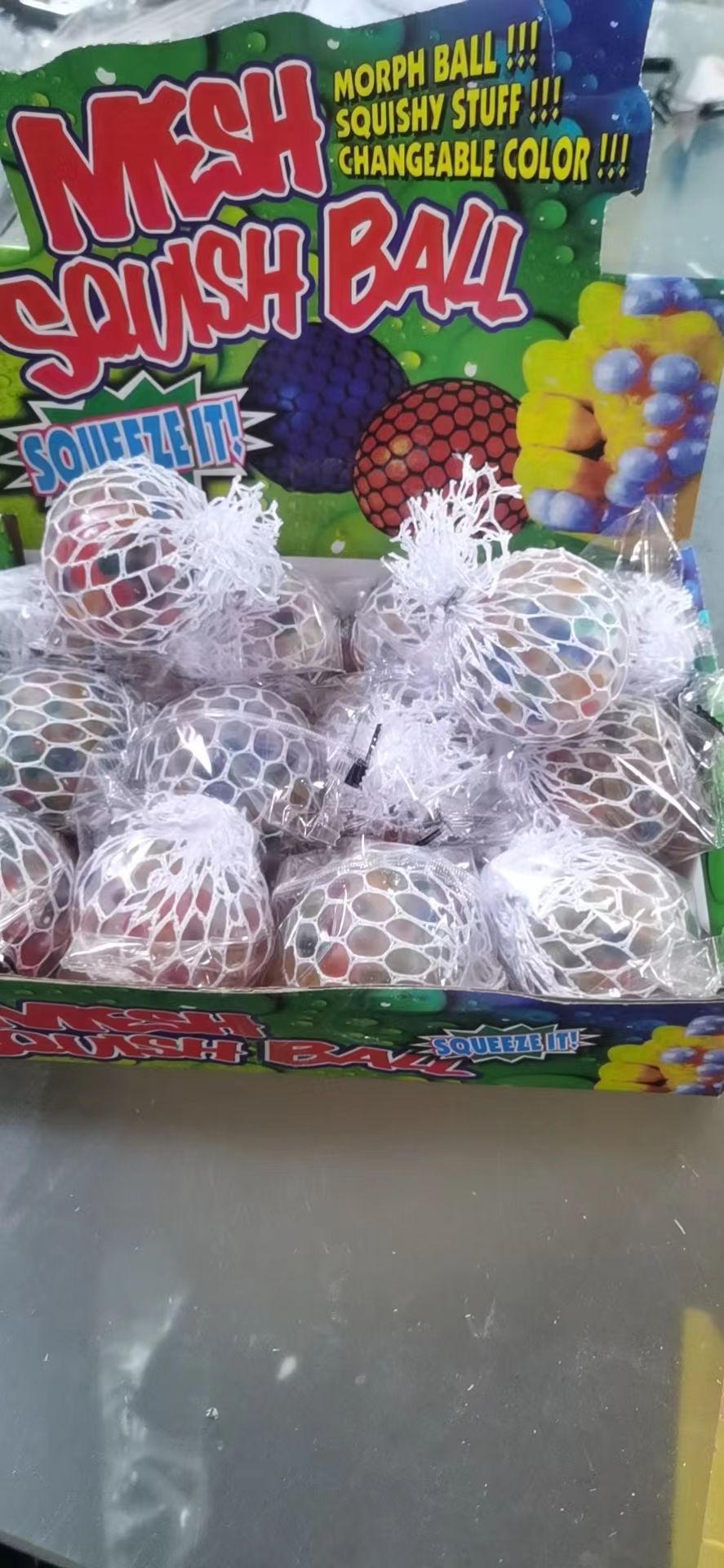 6.0彩珠球，解压球，解压玩具，288一件