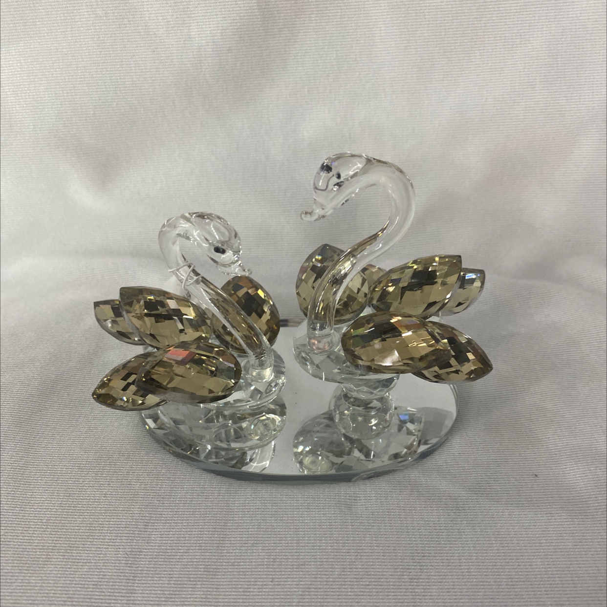 Crystal ornament: Bixing Crystal, Crystal Swan LH20293, single package