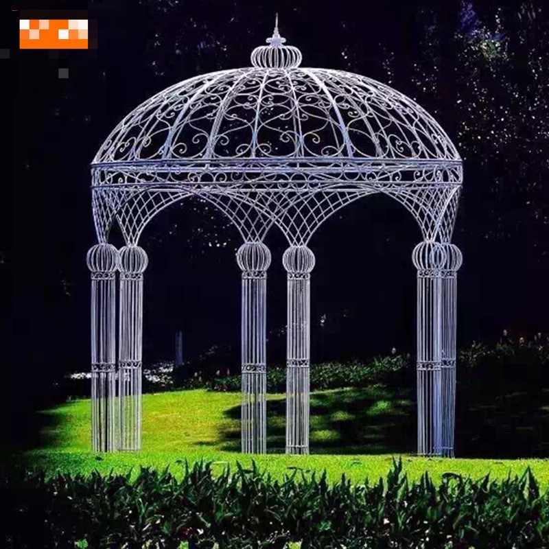 百界婚庆欧式/铁艺亭子/婚礼仪式亭细节图