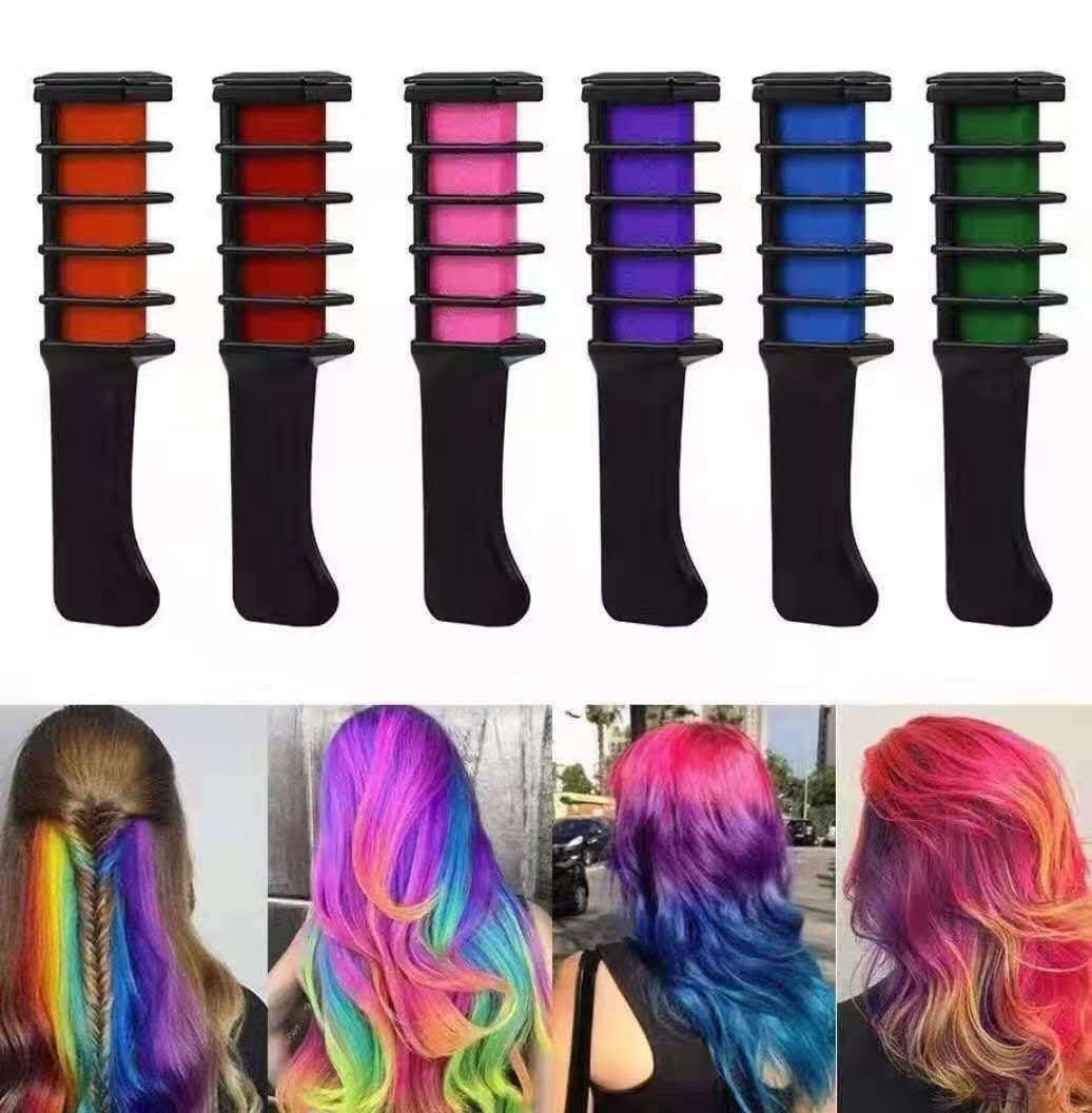 Hair dye comb (disposable hair dye)