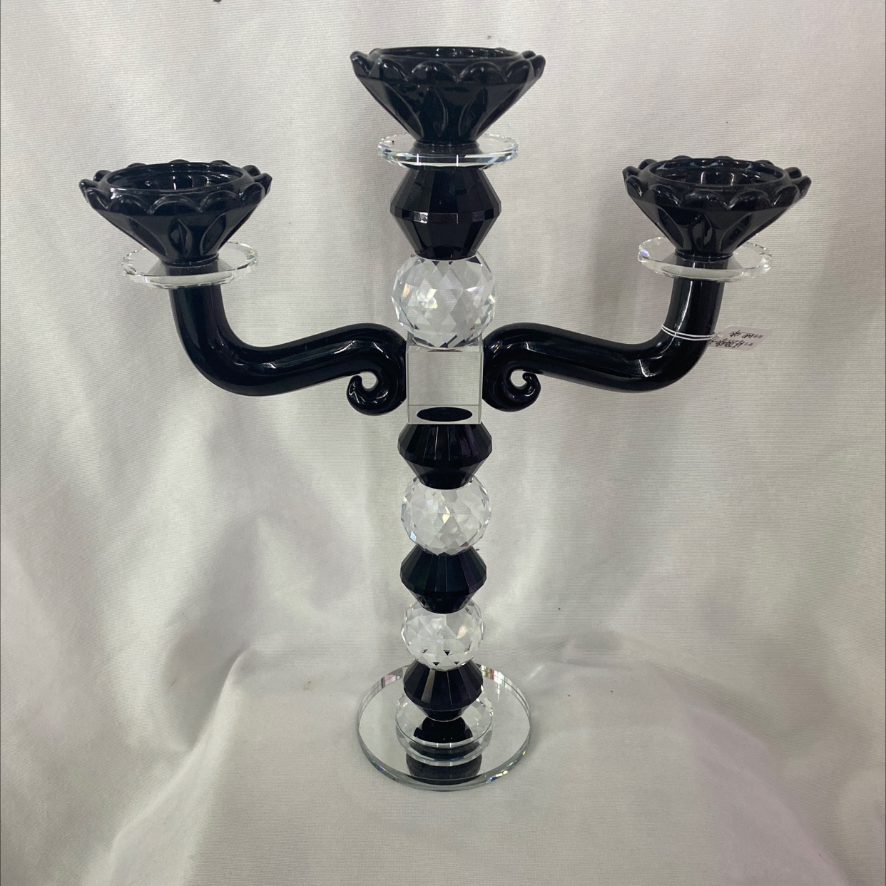 حزمة كريستال مغلفة منفردة من طراز KF784590-3 من شمعدان كريستال من طراز BixStar