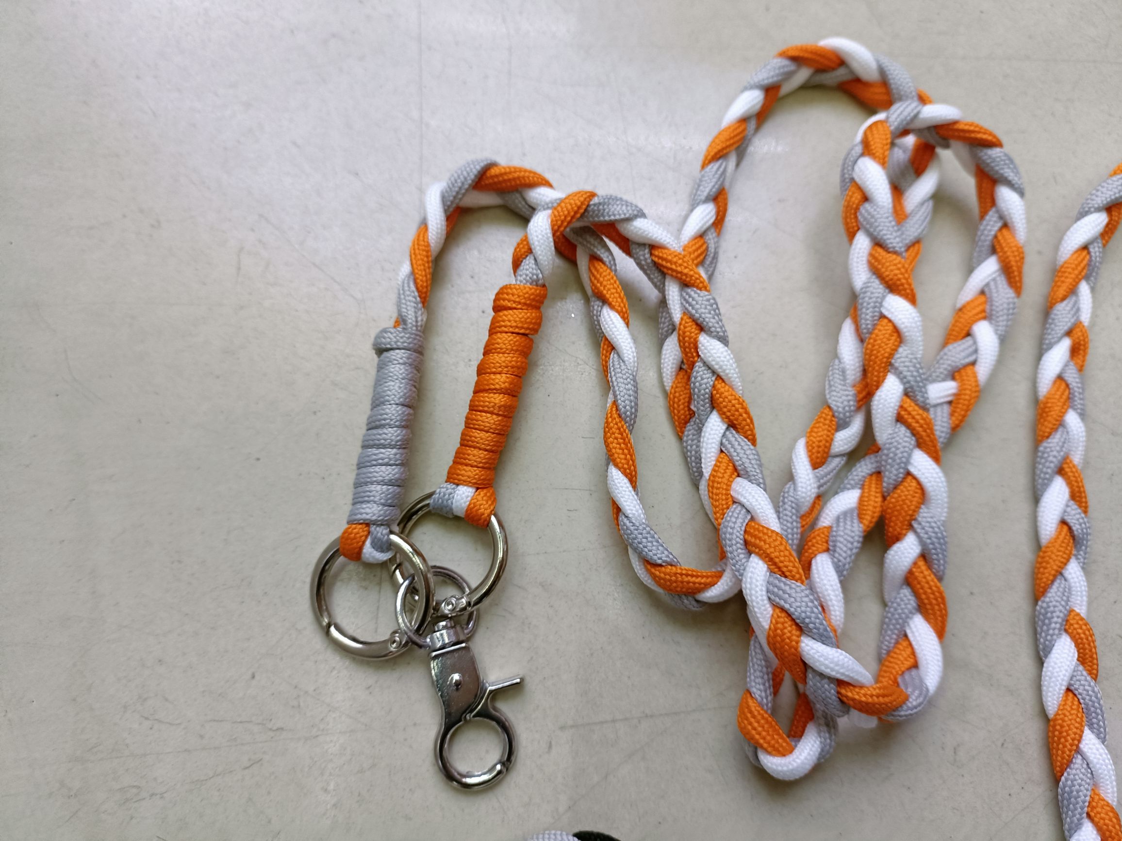 三色编织挂绳 手机挂绳+垫片详情图5