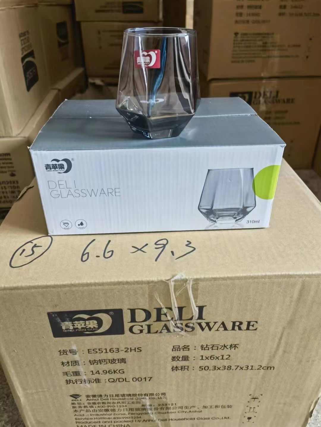 玻璃水杯/电镀产品图
