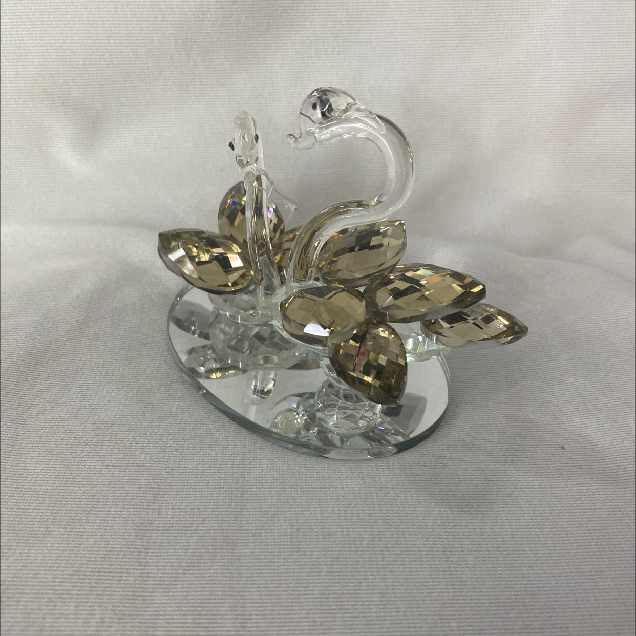 Crystal ornament: Bixing Crystal, Crystal Swan LH20293, single package details Picture