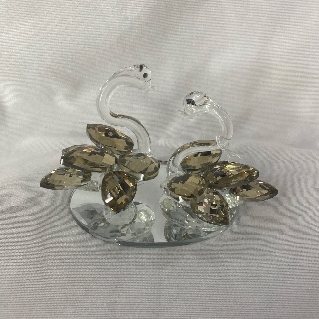 Crystal ornament: Bixing Crystal, Crystal Swan LH20293, single package Specification image