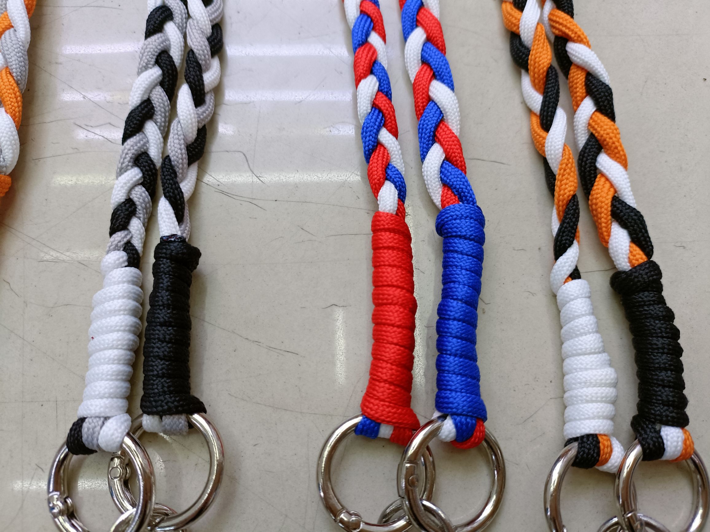 三色编织挂绳 手机挂绳+垫片详情图4