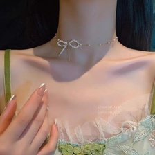 永芳fang‘s jewelry  性感高级轻奢珍珠蝴蝶 颈链 项链
