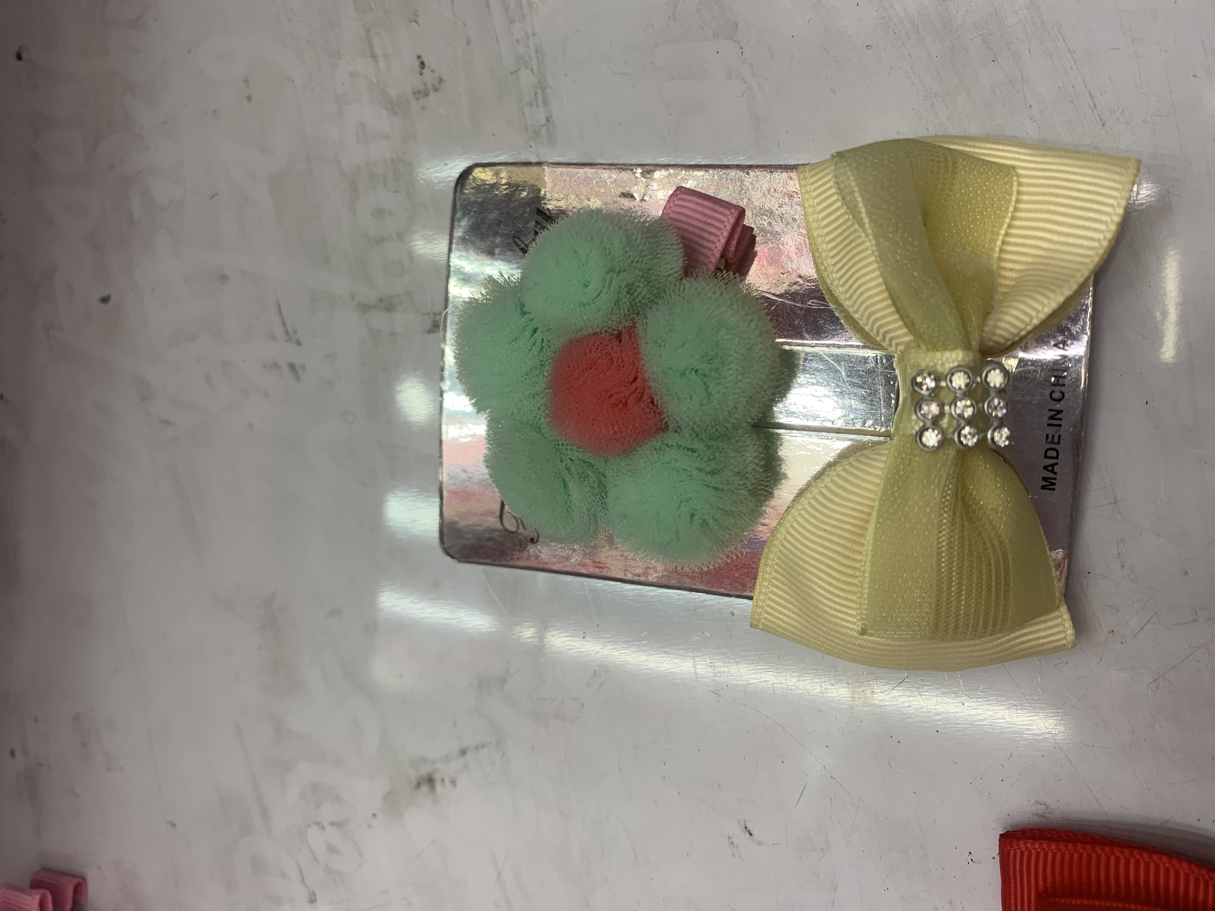 网球＋蝴蝶结/鸭夹/饰品细节图