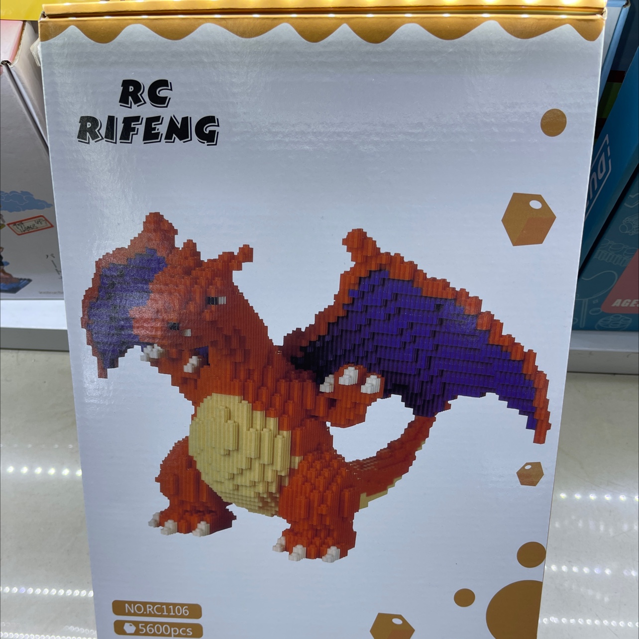 1106 Fire-Breathing Dragon First Praise Compatible with Lego Bricks First Praise Compatible with Lego Bricks First Praise Compatible with Lego Bricks Japanese-style toys Specification image