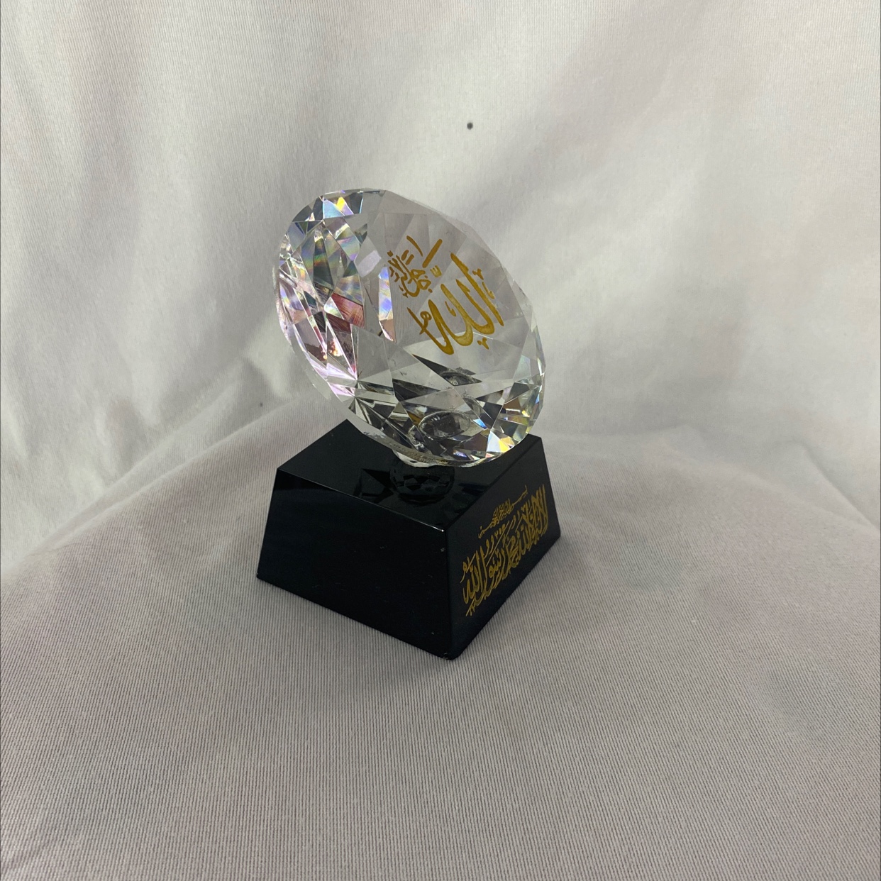 Crystal ornament, Bixing crystal, black diamond, single package Specification image