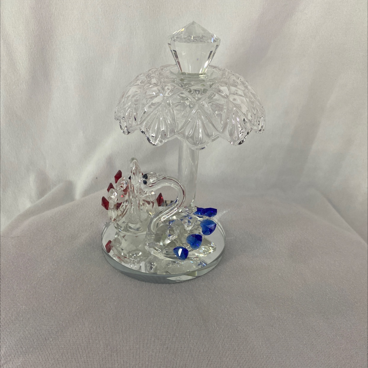 Crystal ornament, Bixing Crystal, Crystal Swan AA433248, single package Specification image