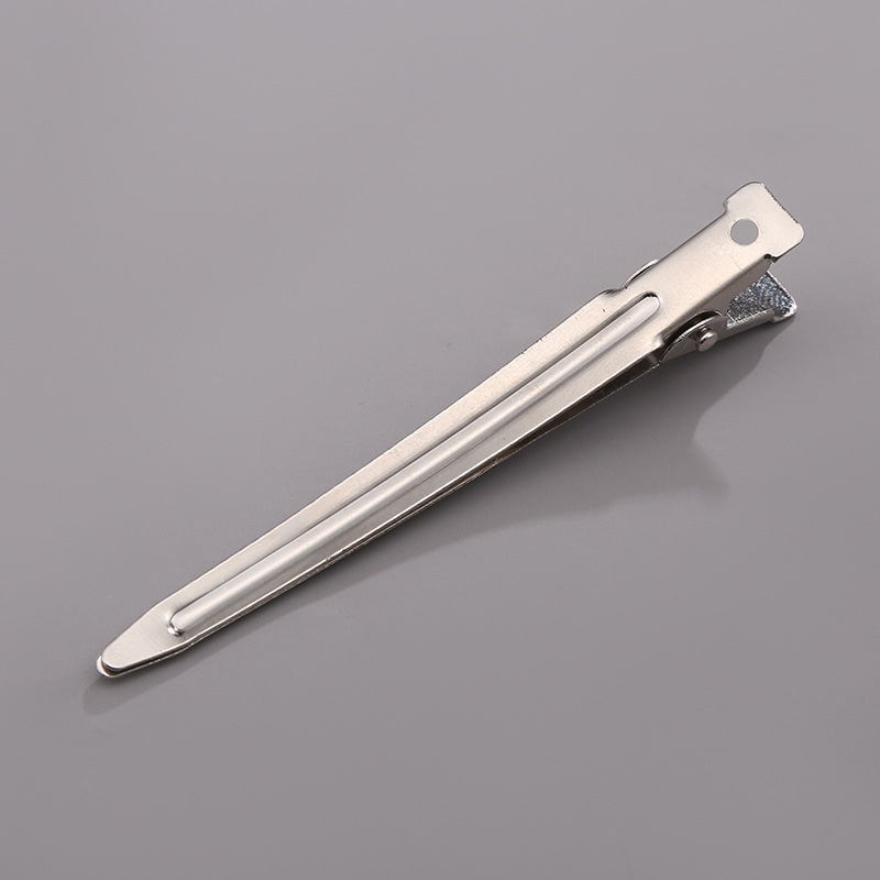 学波饰品配件长夹 9公分带孔夹子发夹 DIY配