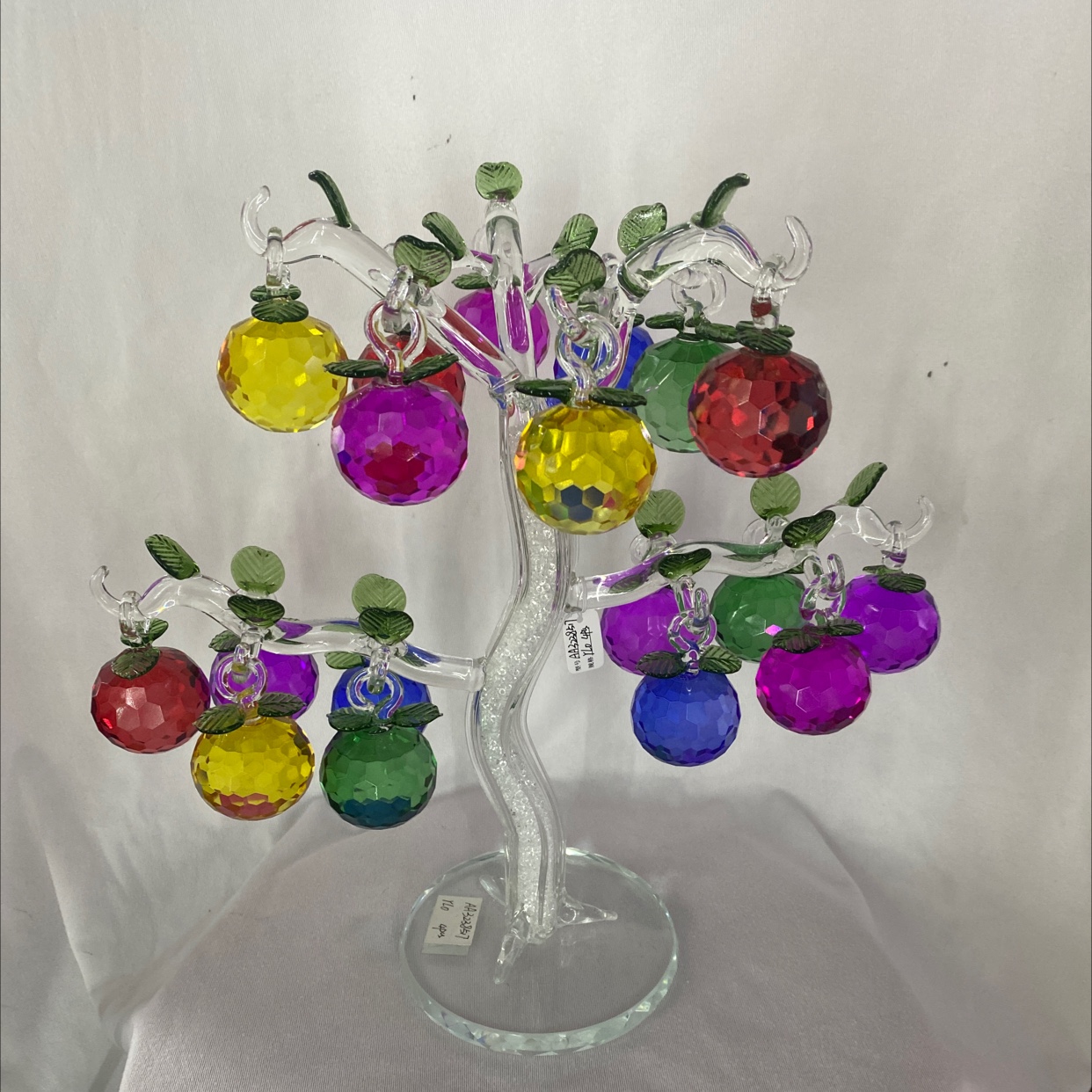 Cristal de cristal bixing cristal apple tree AA3238517 paquete individual