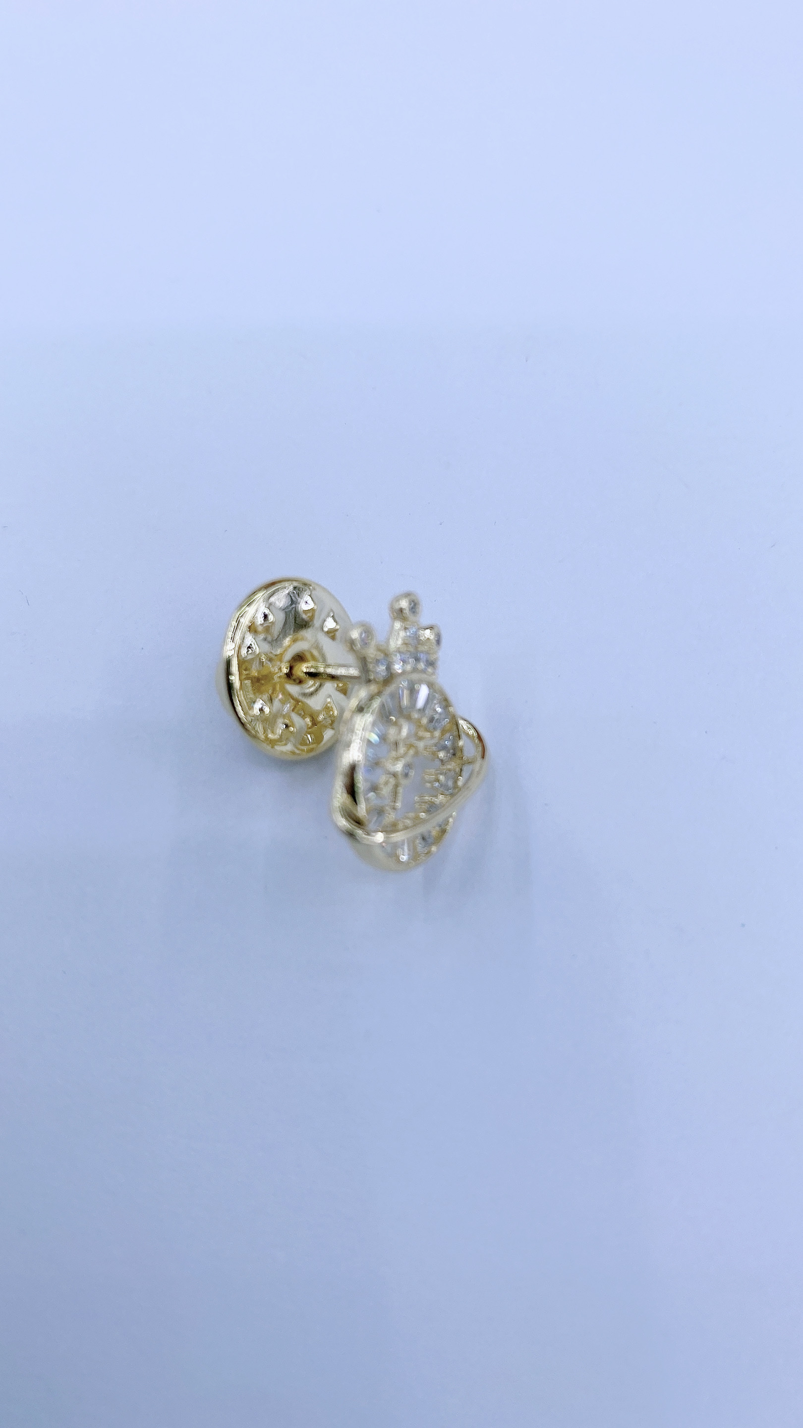 锆石/胸针/皇冠白底实物图
