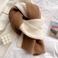 毛线针织围巾/学生清新围巾/冬季围巾围脖细节图