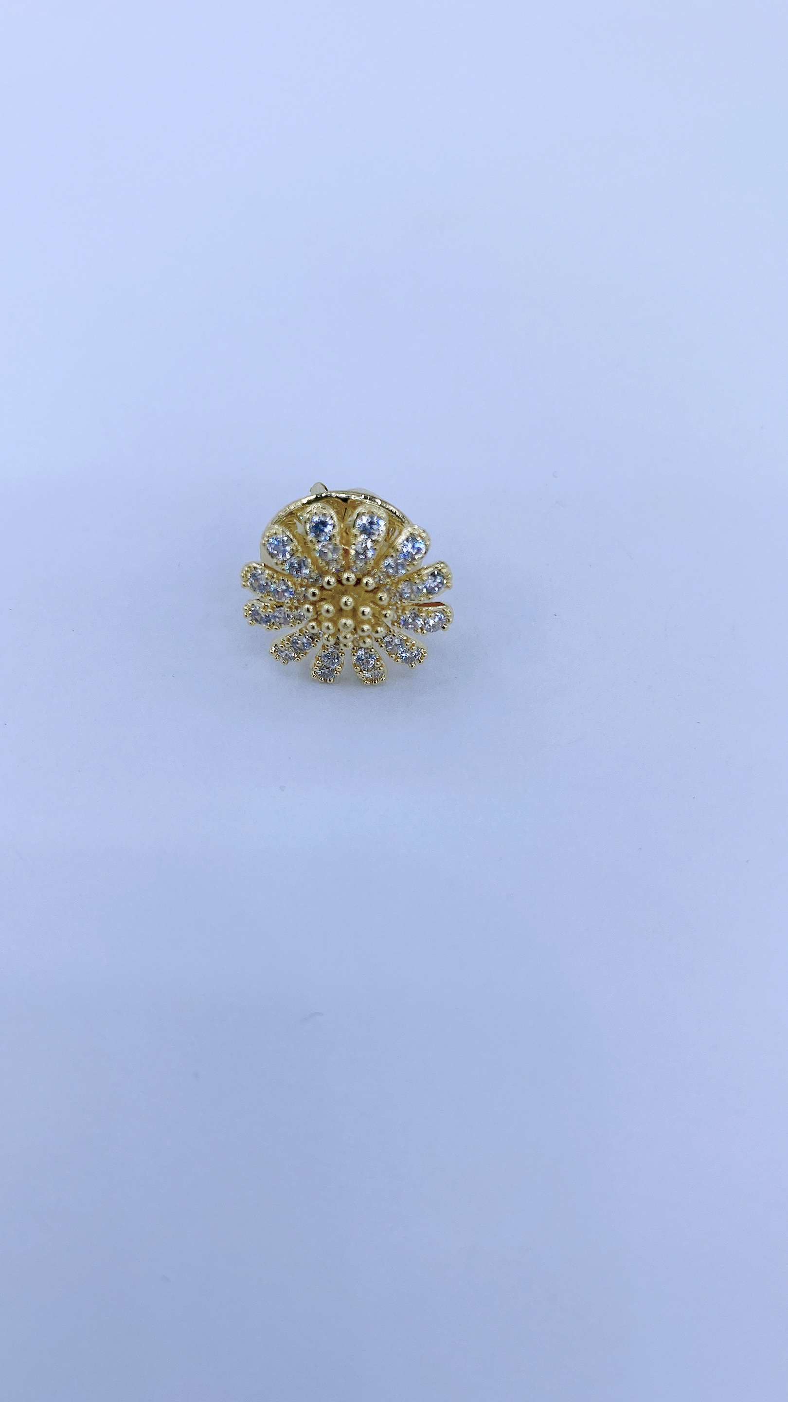 锆石/胸针/花朵细节图