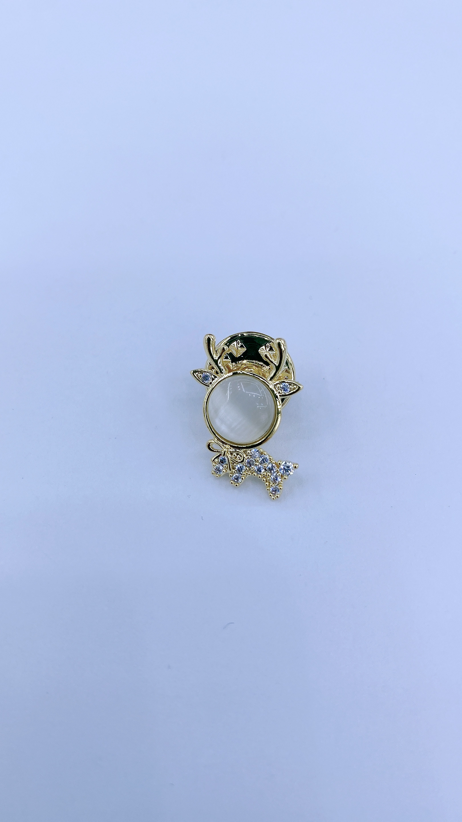 动物/胸针/猫眼石细节图