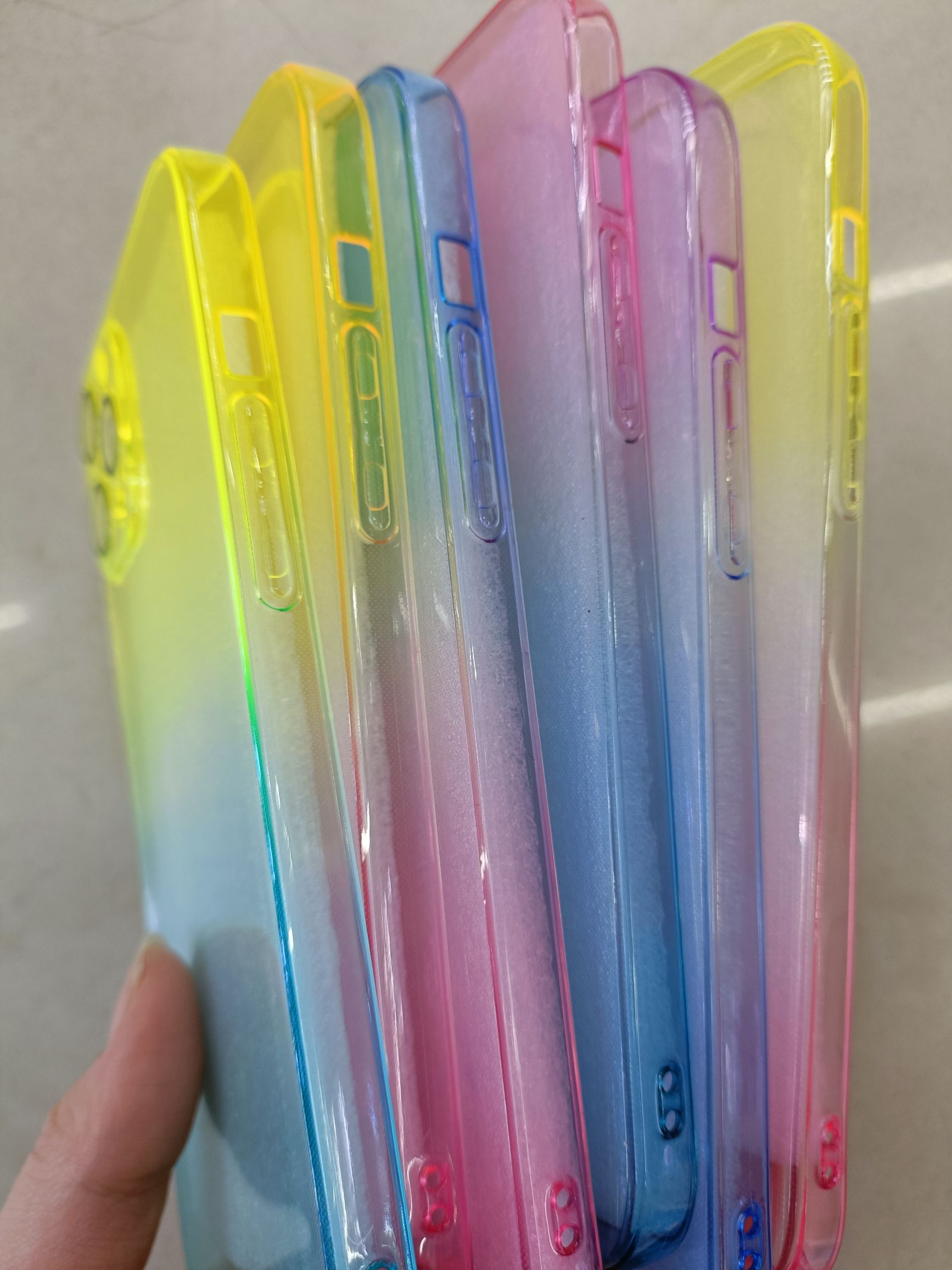 双色渐变护眼tpu手机壳