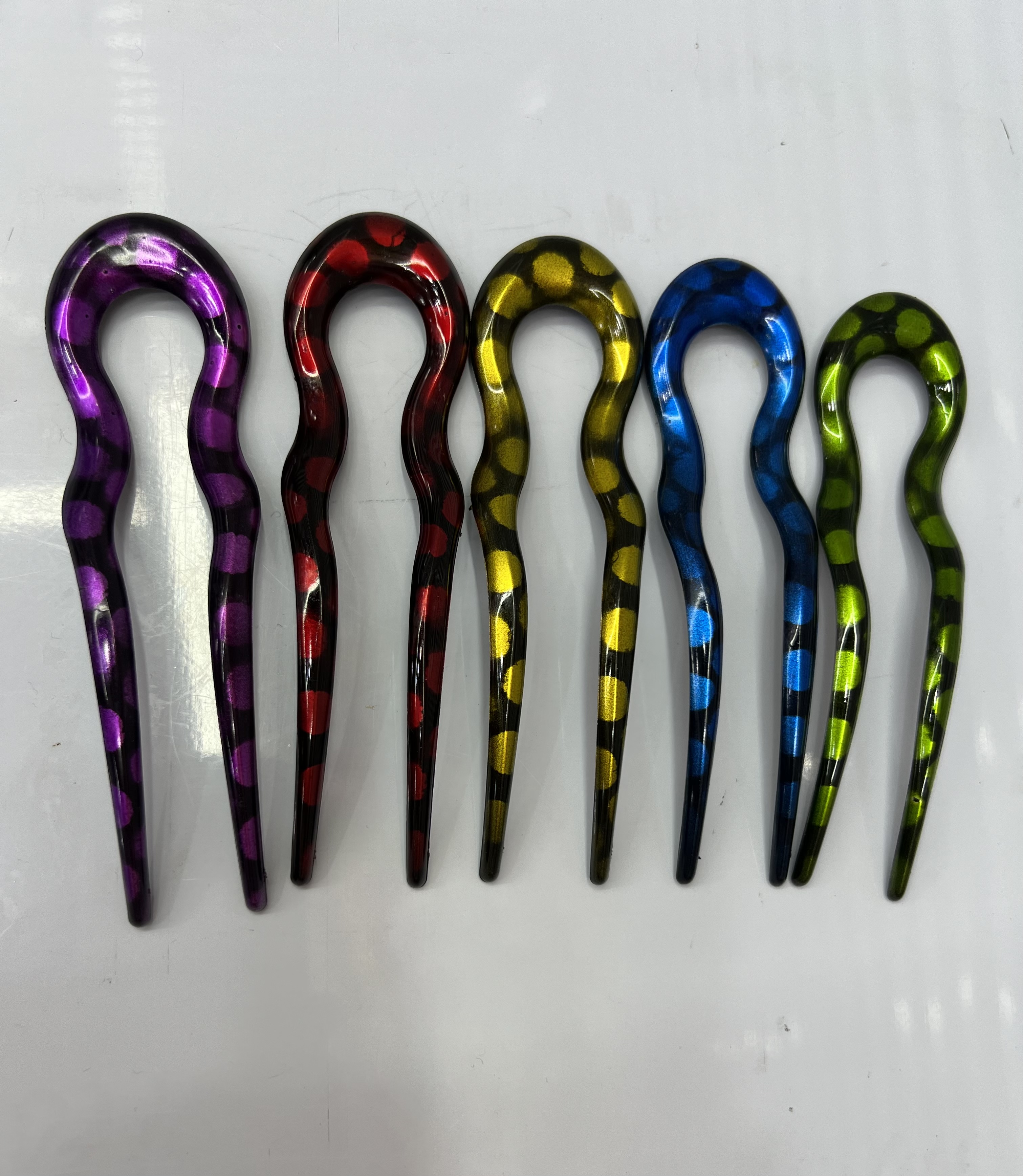 彩色发簪U形盘发钗简易盘发钗多功能盘发器美神饰品41171615473750297