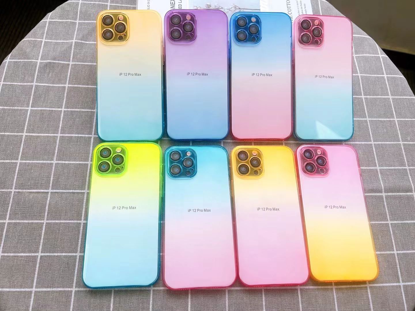 双色渐变护眼tpu手机壳