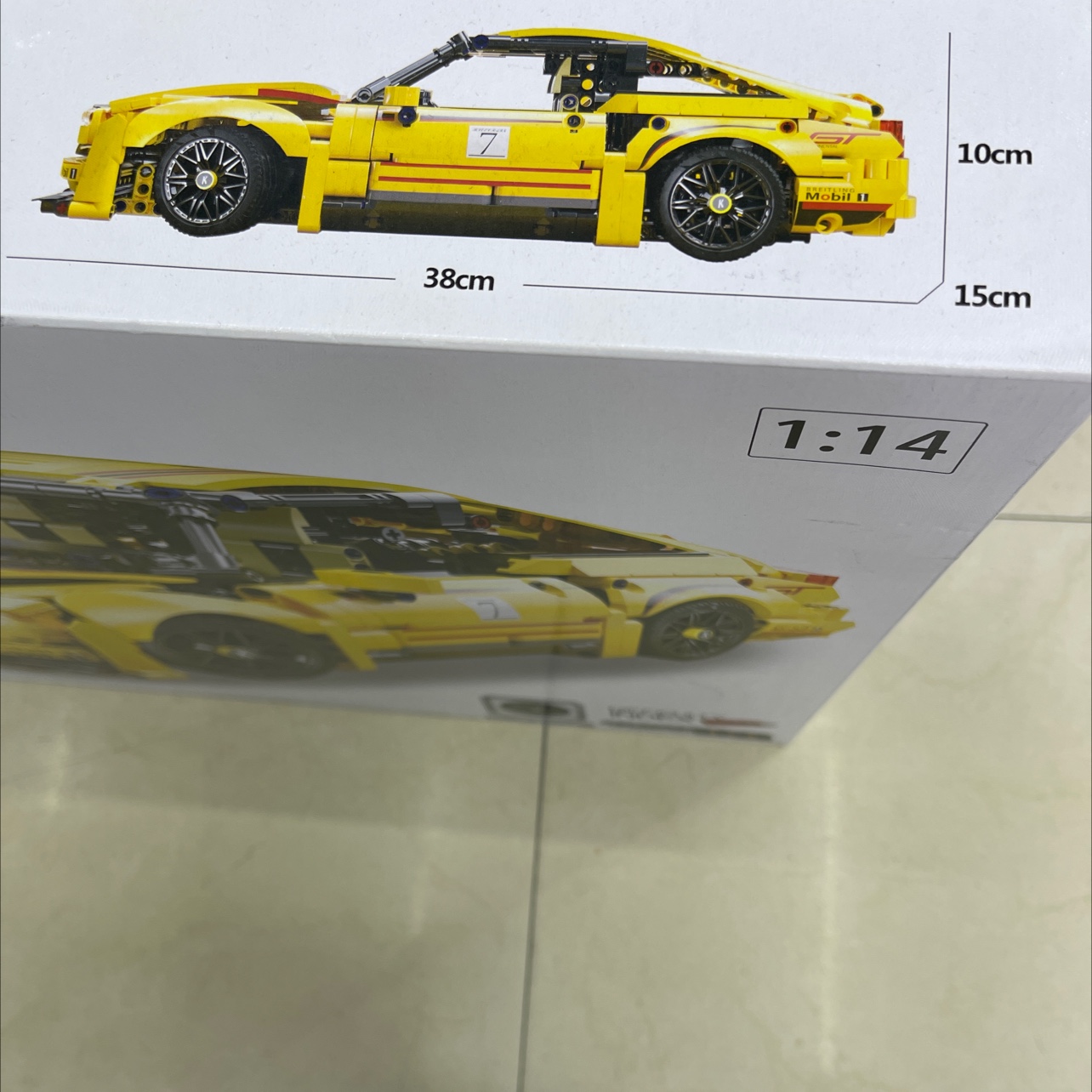 Rifeng Toys 10244 Frenzy Mechanical Series 1:14 Bentley Building Blocks Specification image