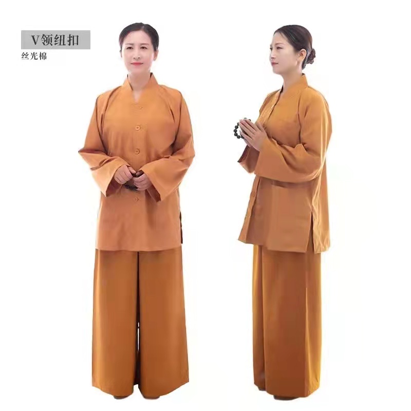 Golden Qilin Monk's Robe, long gown, monk's clothes, spring and autumn monk's robe, long gown for men and women, thick monk's robe 0016 details Picture