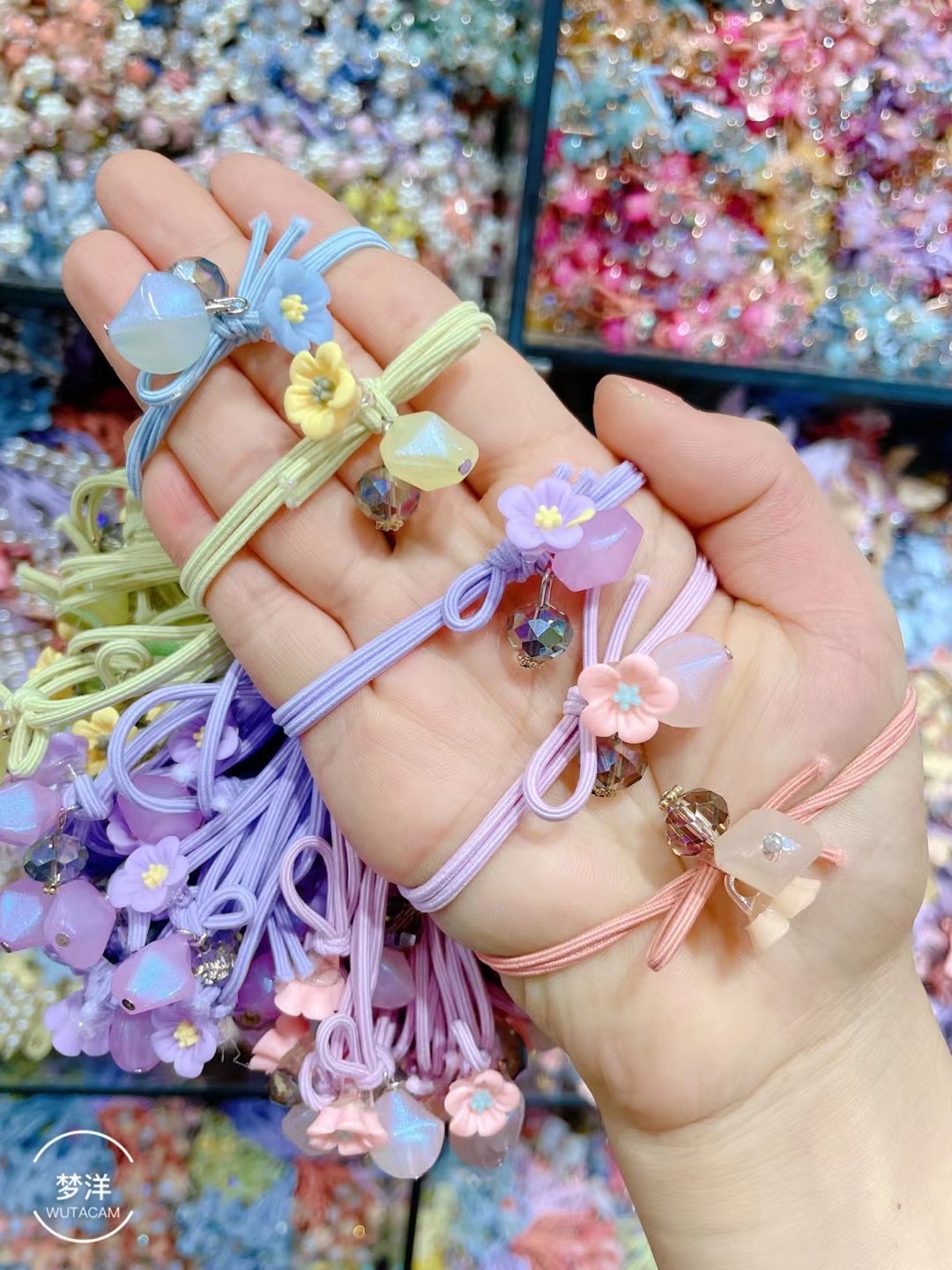 皮筋，头绳/头饰/毛圈细节图