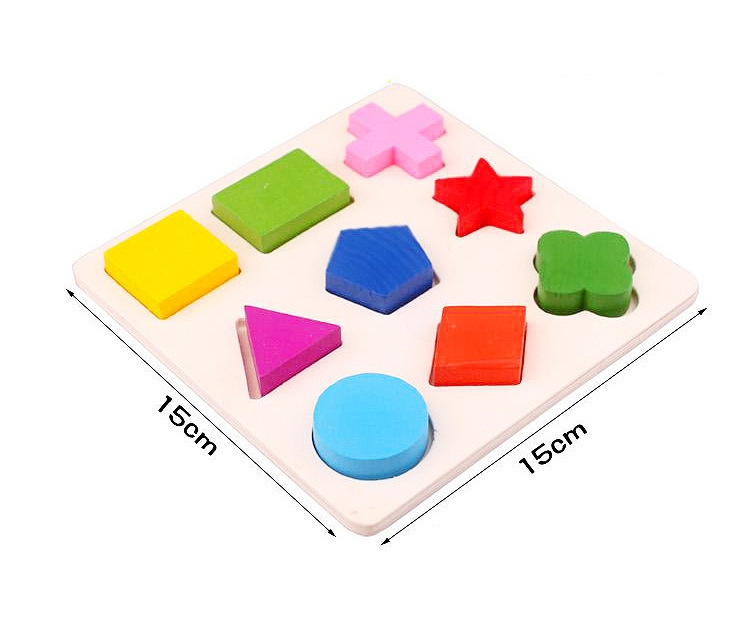 Recognize color geometric shape panels details Picture